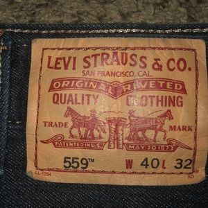 Levi Jeans 559 Relaxed Fit Jeans 40 x 32